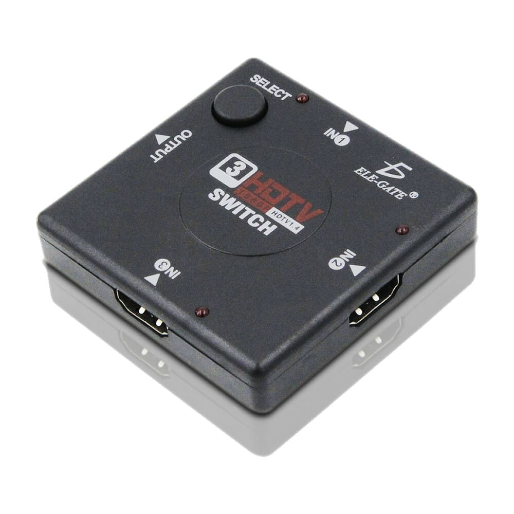 Switch selector de 3 puertos hdtv hdmi Full Hd 1080p – Joinet