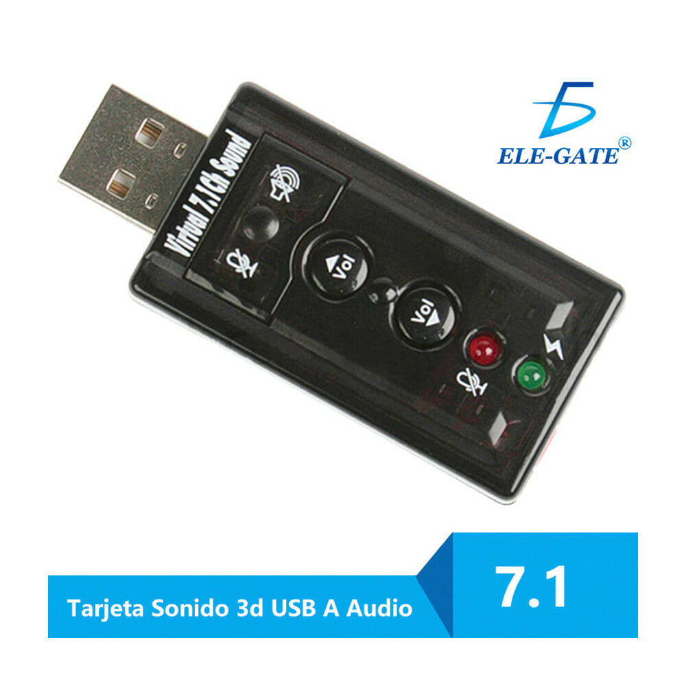 TARJETA DE SONIDO USB 2.0 4 ENTRADAS – Importrade
