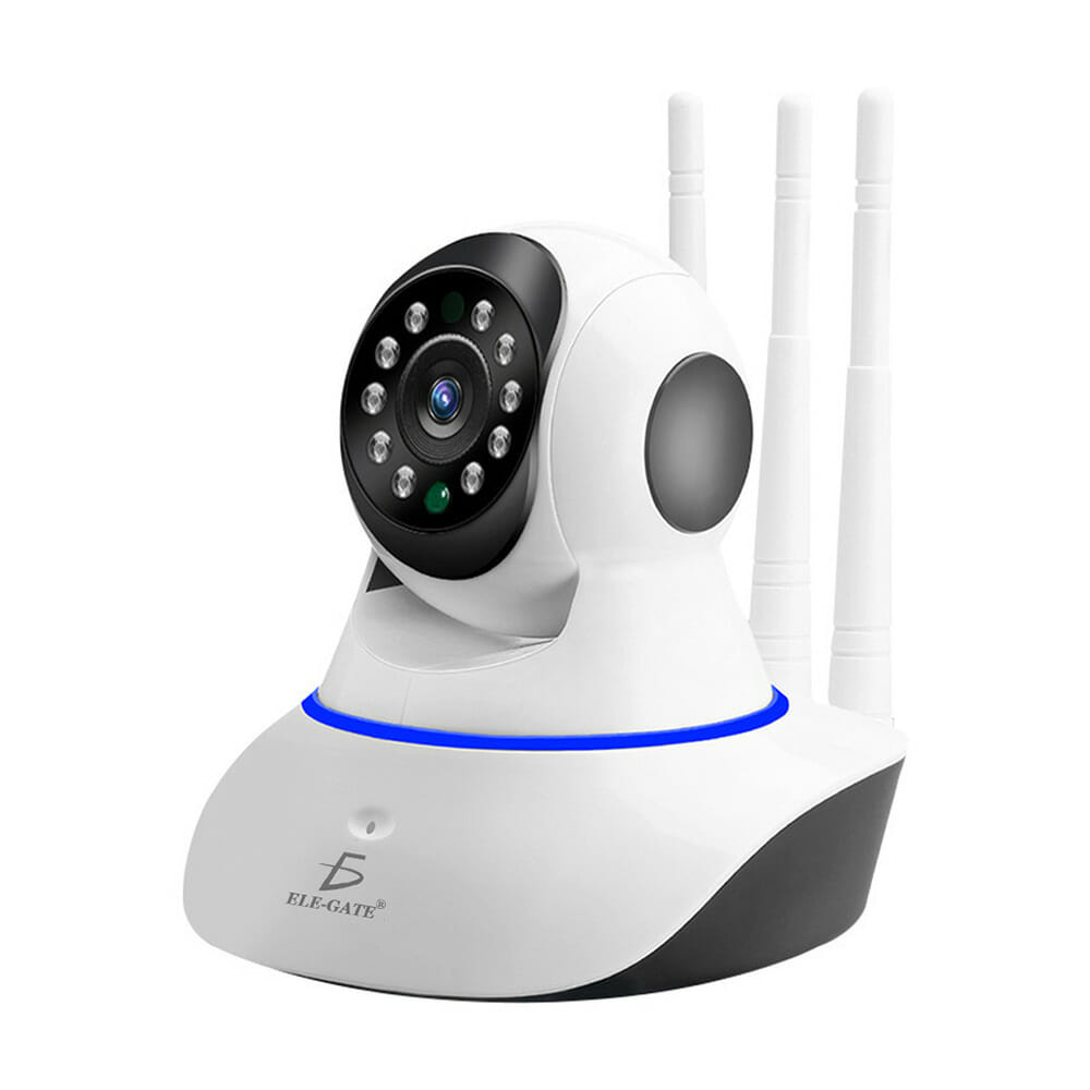 Cámara Seguridad Ip 3 Antenas Wifi Full Hd Vision Nocturna Con Alarma Casa  Oficina – Joinet