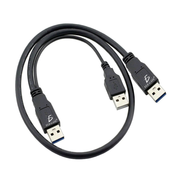 1pza Cable con entrada a usb y salida a 2 usb 2.0 macho / wi.115