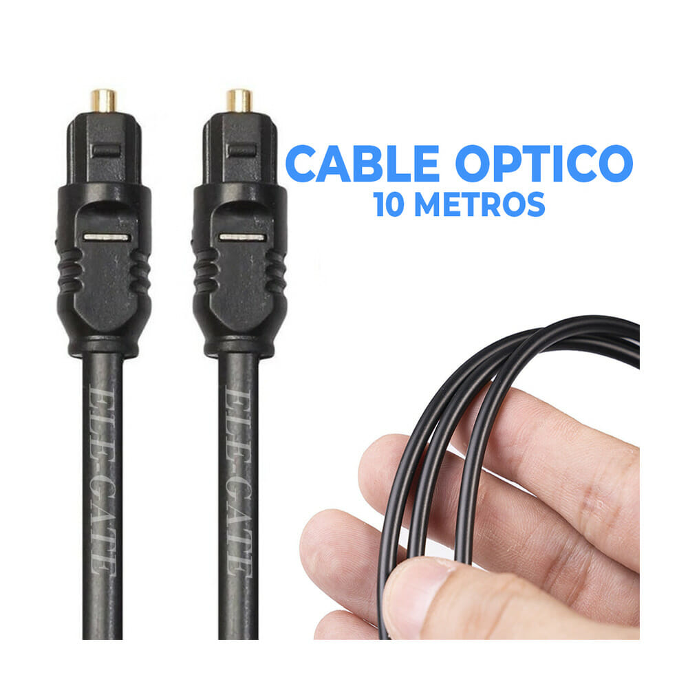 Cable Optico Audio Digital Toslink A Toslink 10 Metros