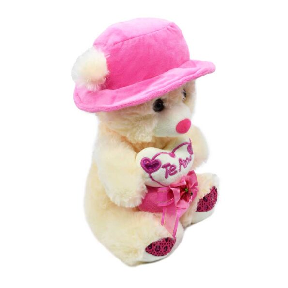 Peluche oso corazon sombrero 1631-30
