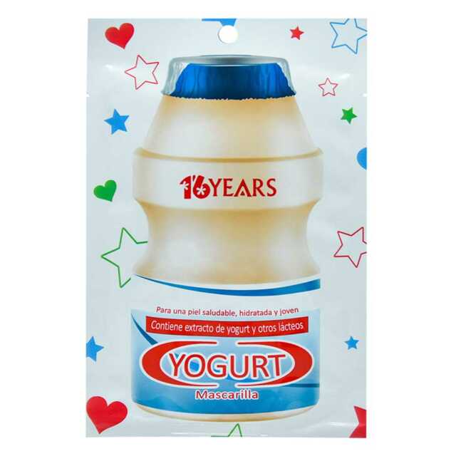 Mascarilla con extractos de yogurt 1