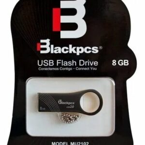 Memoria usb blackpcs 2102 8gb negro me-0388-171