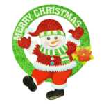 Paquete adorno colgante navideño grande,hielo seco, campanas,muñeco nieve,pino navidad,reno,santa 1
