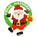 Paquete adorno colgante navideño grande,hielo seco, campanas,muñeco nieve,pino navidad,reno,santa 1