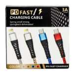 Cable tipo c a tipo c pd fast charging 3ft