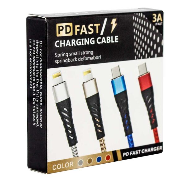 Cable tipo c a tipo c pd fast charging 3ft.1m
