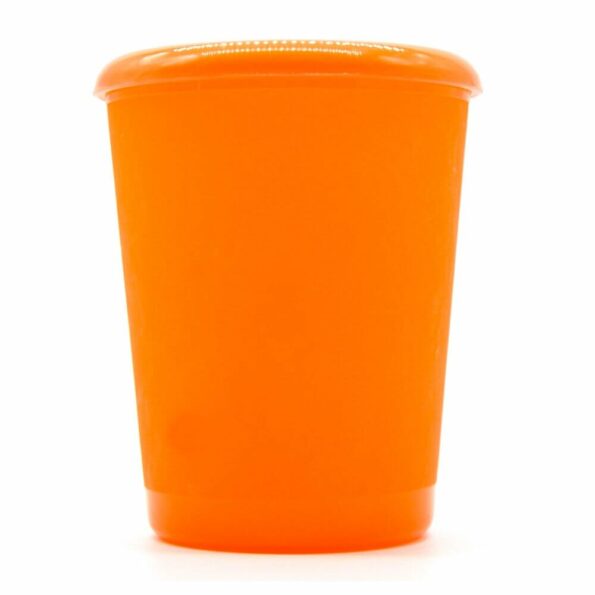 vaso plástico con tapa