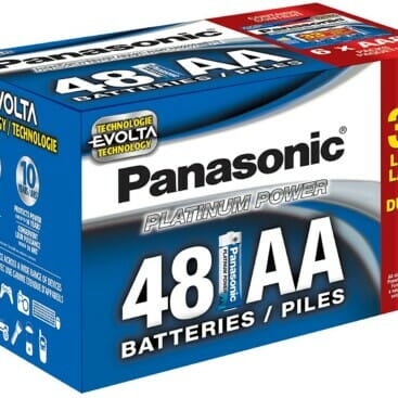 Caja pila panasonic aa 48 pzas 67