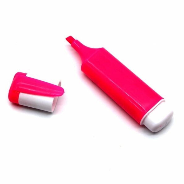 marcadores fluorescentes para resaltar textos - rosa abierto