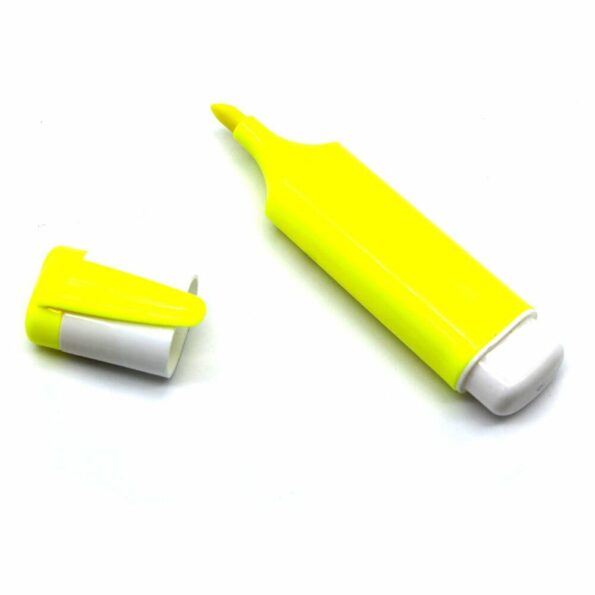 marcadores fluorescentes para resaltar textos - amarillo abierto