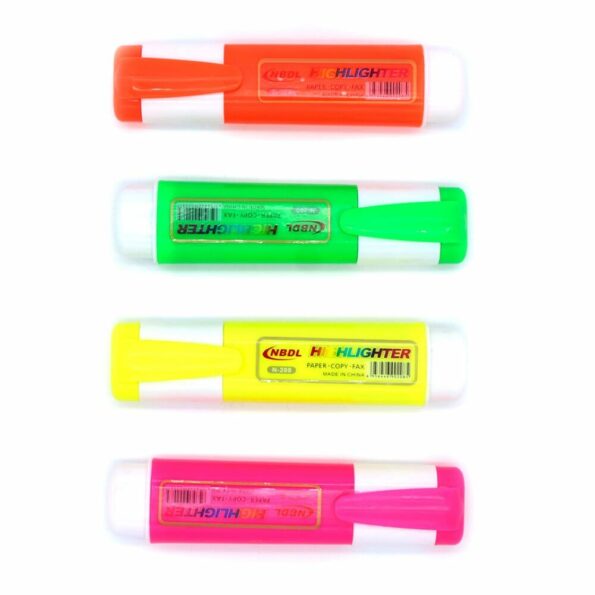 marcadores fluorescentes para resaltar textos - colores