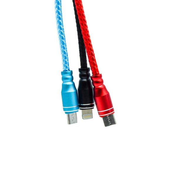 Cable con entrada v8/tipoc y lighting ca-094