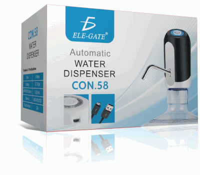 Dispensador de agua garrafón recargable usb eléctrico bomba con58 791280915138