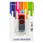 Adaptador de memoria usb card reader cr-229a 1