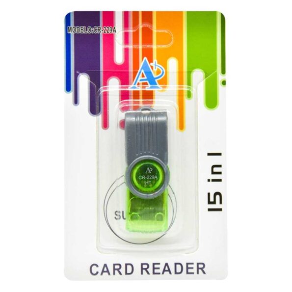 Adaptador de memoria usb card reader cr-229a