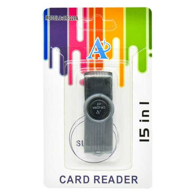 Adaptador de memoria usb card reader cr-229a