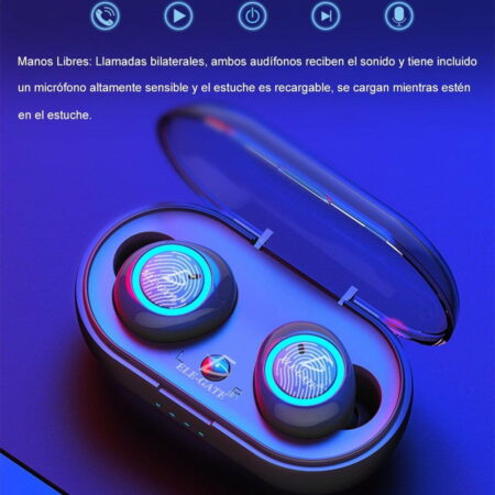 Audífonos bluetooth d10 recargable manos libres prueba agua ear.bt.d10