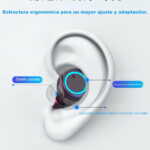 Audífonos bluetooth d10 recargable manos libres prueba agua ear.bt