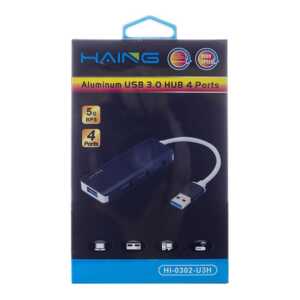 Hub 4" metal 3.0 con 4 puertos h1-0302-u3h kai ping