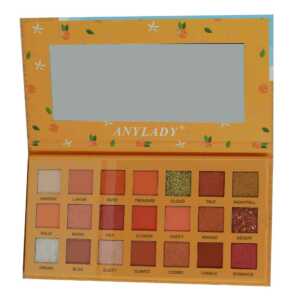 1 pza paleta de sombras / any lady / sweet as a peach / orange / h-178