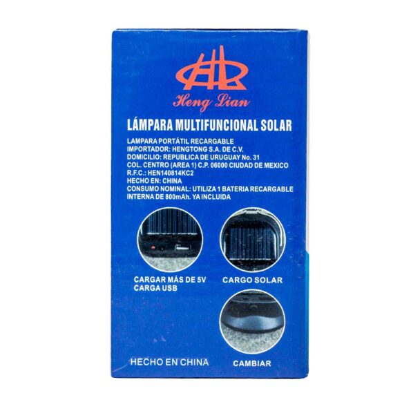Lampara multifuncional solar hl lam5777