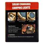 Lampara portátil recargable / chaodeli / solar charging camping lights / lam5968 1