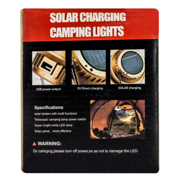 Lampara portátil recargable / chaodeli / solar charging camping lights / lam5968