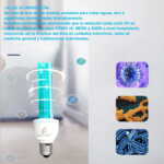 Foco sanitizante esterilizador ultravioleta uv 20w 110v ozono hog