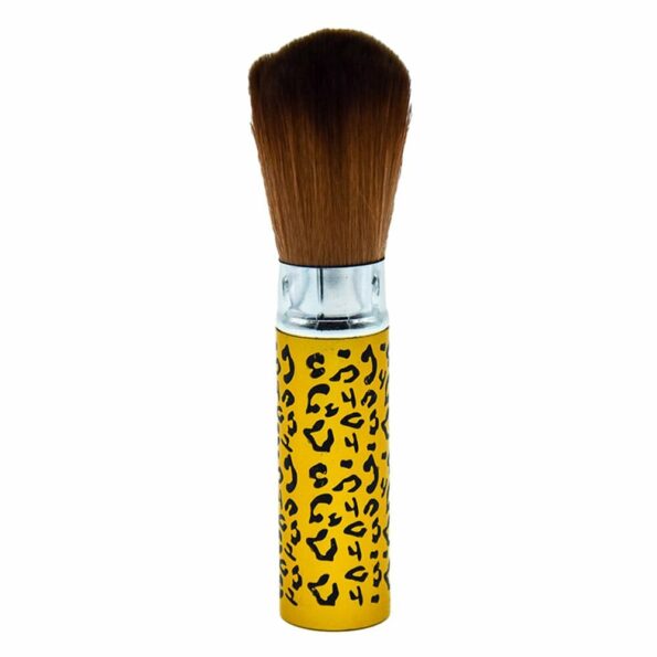 Brocha para maquillaje con estampado de leopardo hzs53