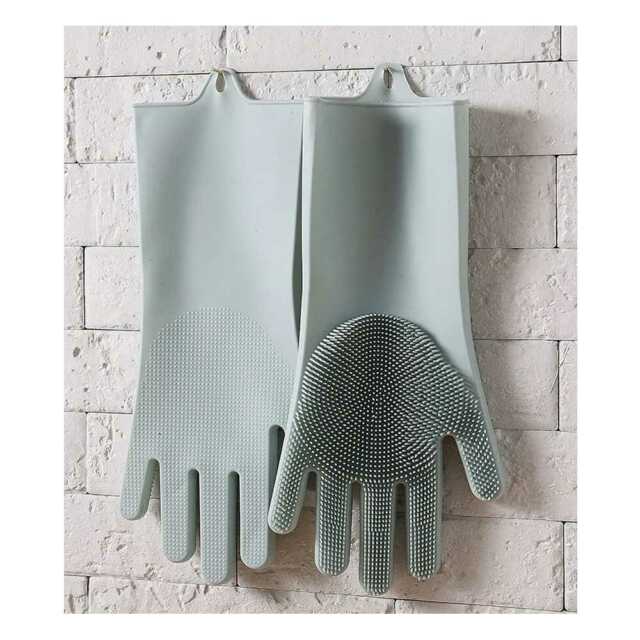 guantes para lavar platos colgantes