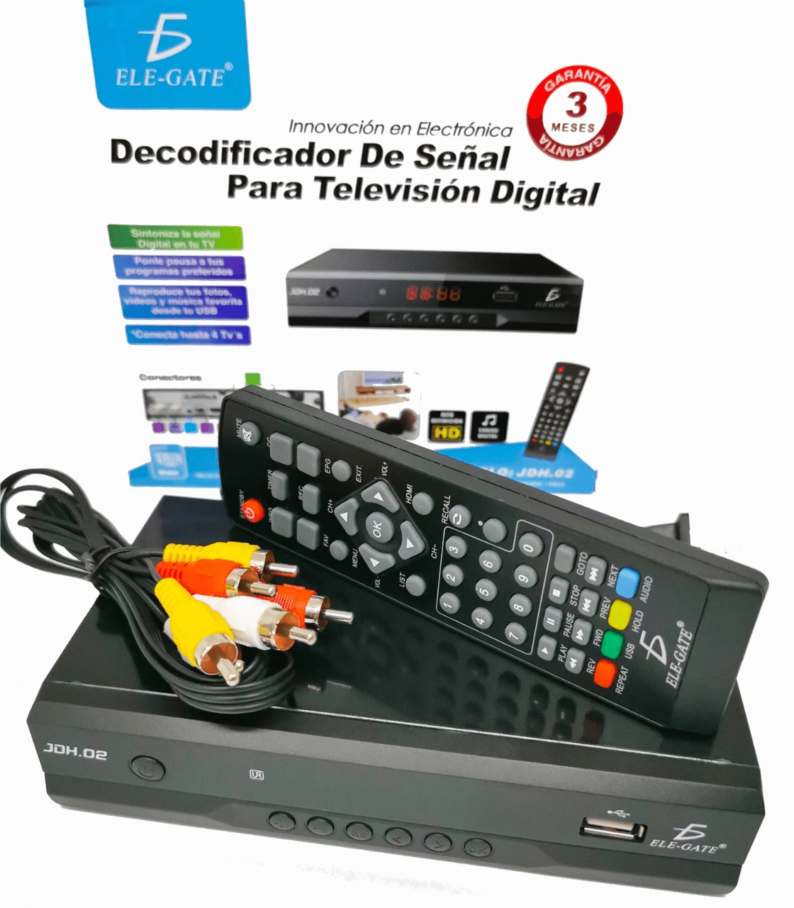 INTROTECH DECODIFICADOR DE TV DIGITAL