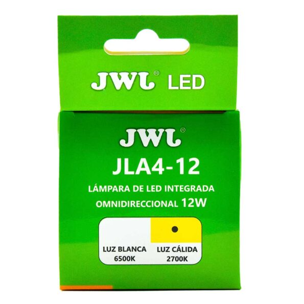 Foco led omnidireccional 12w luz cálida jla4-12c jwj