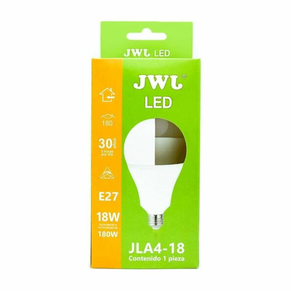 Foco led omnidireccional 18w luz cálida jla4-18c jwj