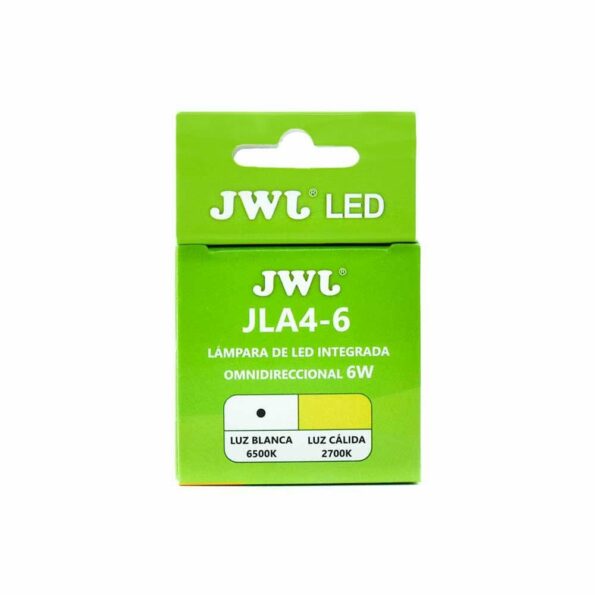 Foco led omnidireccional 6w luz cálida jla4-6c jwj