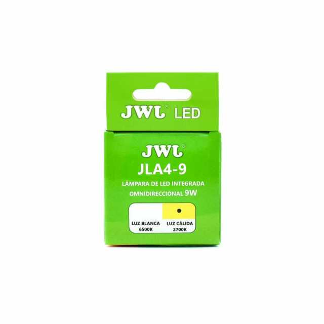 Foco led omnidireccional 9w luz cálida jla4-9c jwj