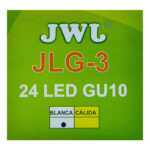 Foco led dicroico 3w base gu-10 luz blanca jlg-3b jwj 1