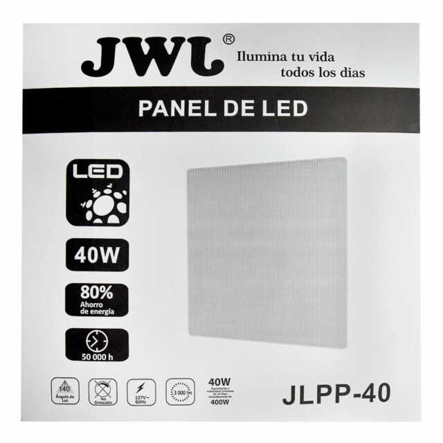 Panel led 40w 60cm x 60cm luz neutra jlpp-40xn