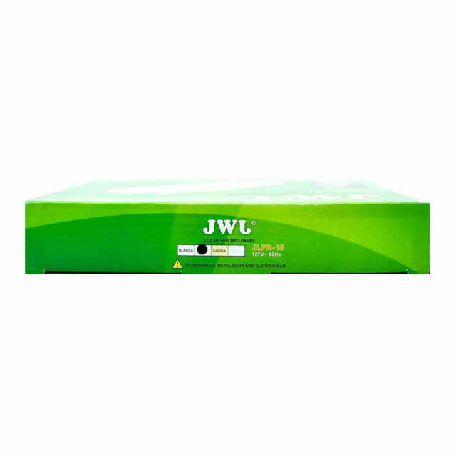 Panel de led para empotrar redondo 15w luz blanca jlpr-15b jwj