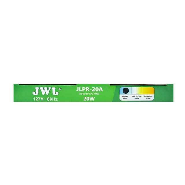 Plafón led redondo ajustable de 20w luz blanca jlpr-20ab jwj