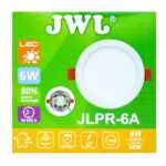 Plafón led redondo ajustable de 6w luz cálida jlpr-6ac jwj 2