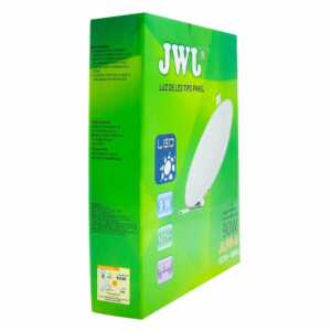 Panel de led para empotrar redondo 9w luz blanca jlpr-9b marca jwj