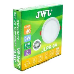 Plafón led redondo ajustable de 9w luz cálida jlpr-9ac jwj