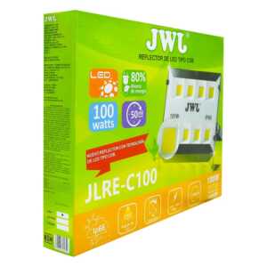 Reflector led tipo cob ip66 100w luz blanca jlre-c100b jwj