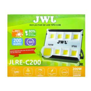 Reflector led tipo cob ip66 200w luz blanca jlre-c200b jwj