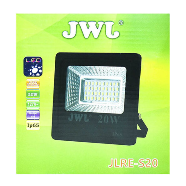 Reflector led tipo smd ip65 20w luz blanca jlre-s20b jwj