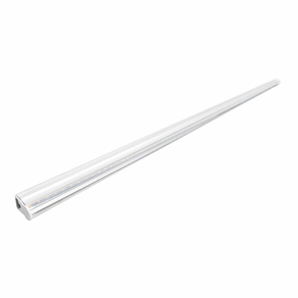 Tubo de led t5 con base integrada 18w 120cm transparente luz blanca jlt5-185t/b jwj