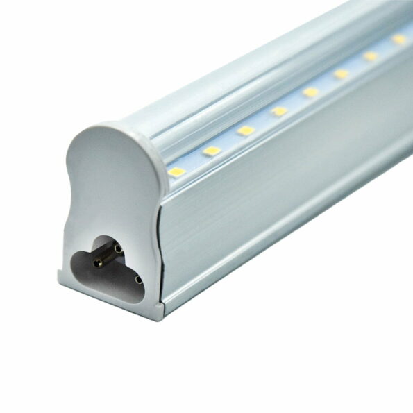 Tubo de led t5 con base integrada 9w 60cm opalino luz blanca jlt5-95b/b