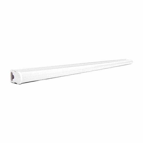 Tubo de led t5 con base integrada 9w 60cm transparente luz blanca jlt5-95t/b jwj